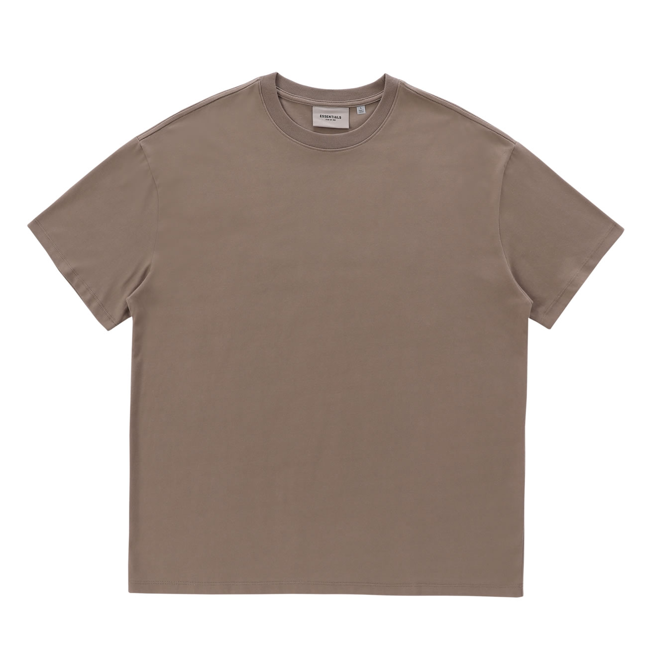 Fear Of God Essentials T Shirt Cream Buttercream Ss21 (2) - newkick.app